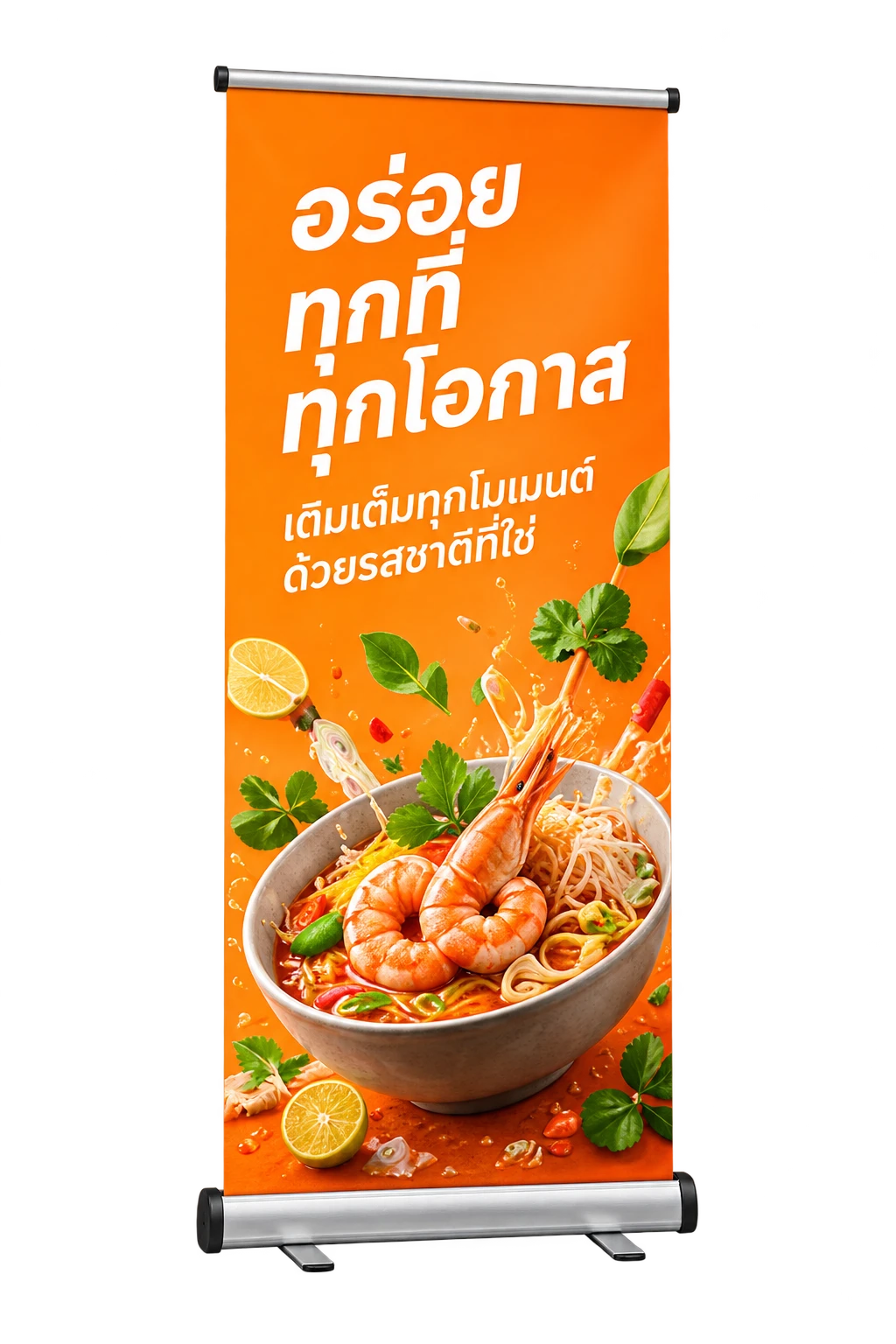 โรลอัพงานพิมพ์อาหาร